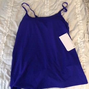 Workout top with built in bra